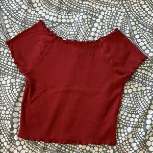 Wild Fable Red Crop Top